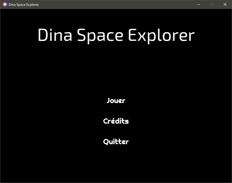 Dina Space Explorer - 01 - Menu
